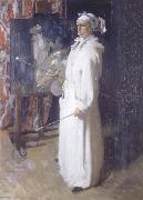 Sir William Orpen Self-Portrait as Chardin Sweden oil painting artist